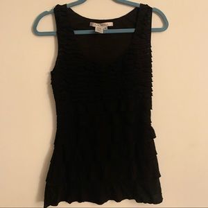 Max Studio Ruffled Tank